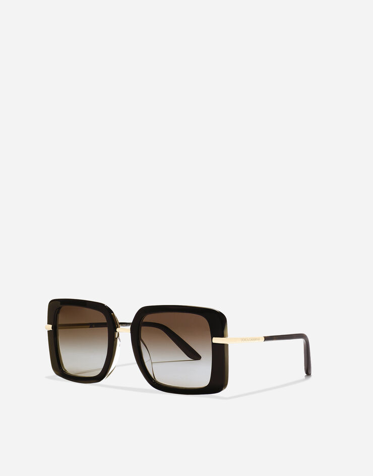 Dolce & Gabbana DNA Sunglasses Havana on  carretto print VG4491VP713