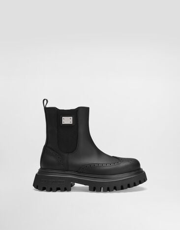 Dolce & Gabbana Beatles ankle boots in nappa calfskin Black DA5295A6379