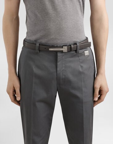 Dolce & Gabbana Calfskin belt Grey BC4870AV956