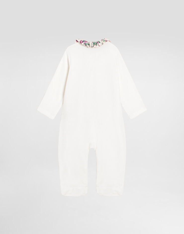 Dolce & Gabbana 3-piece poplin gift set with flower print Multicolor L2JO4JG7PJL