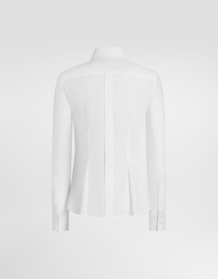 Dolce & Gabbana Camisa en popelina Dolce & Gabbana Camisa en popelina White F5T78ZFUEFM
