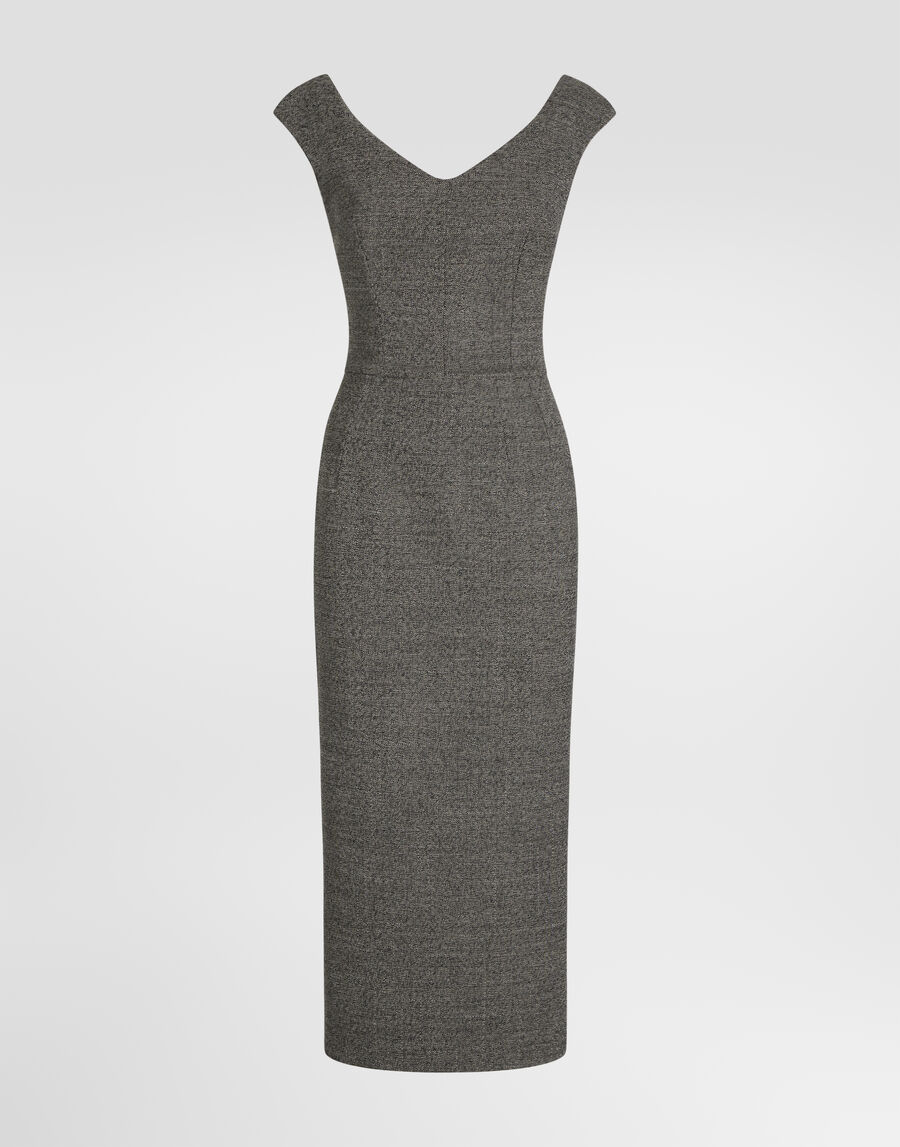 Wool sheath dress