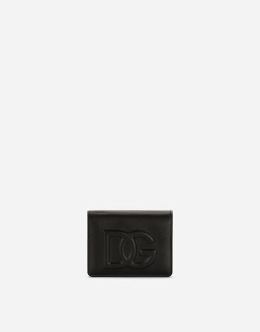 Dolce & Gabbana Calfskin DG Logo wallet Black BI1261AW576