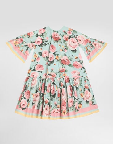 Dolce & Gabbana Printed poplin dress Multicolor L54DG8FI5LM
