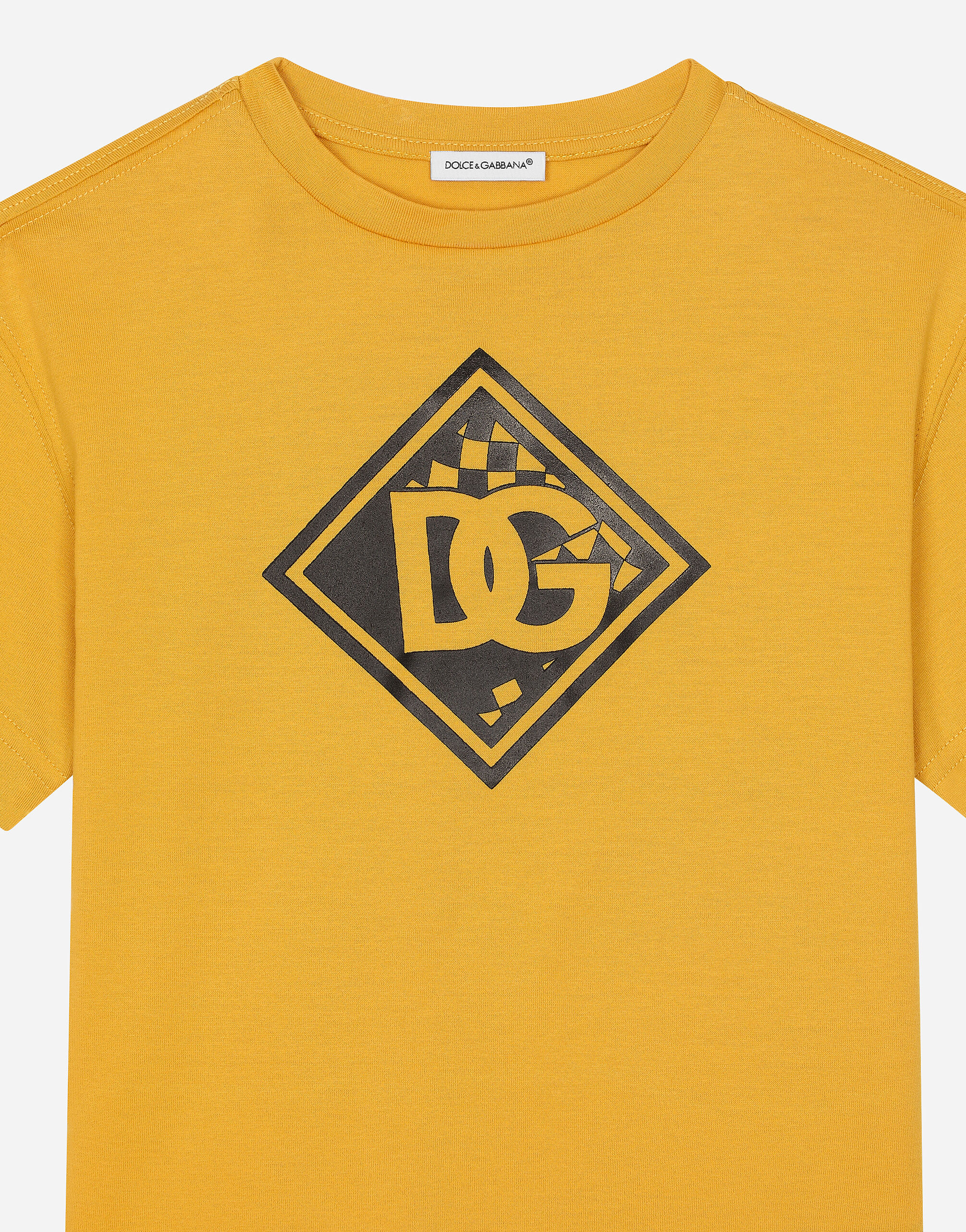 Yellowのメンズ T-SHIRT MANICA CORTA | Dolce&Gabbana®