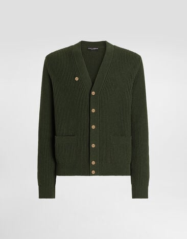 Dolce & Gabbana English rib knit cardigan  GXVAKTJGMKE