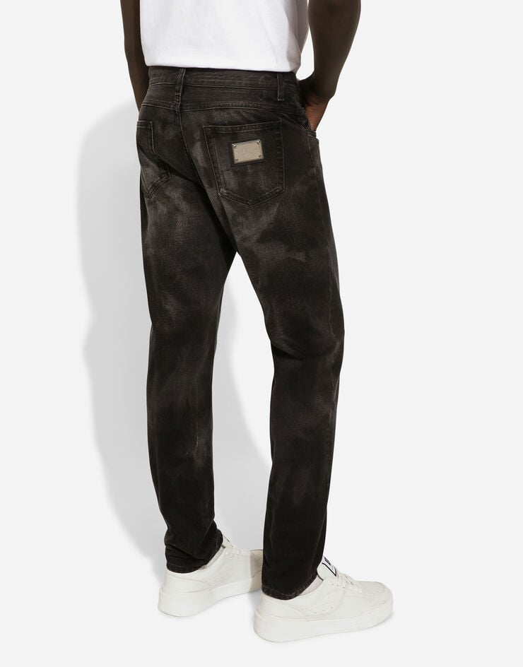 Dolce & Gabbana Jeans Regular aus grauem Denim Grau GYJCCDG8KJ2