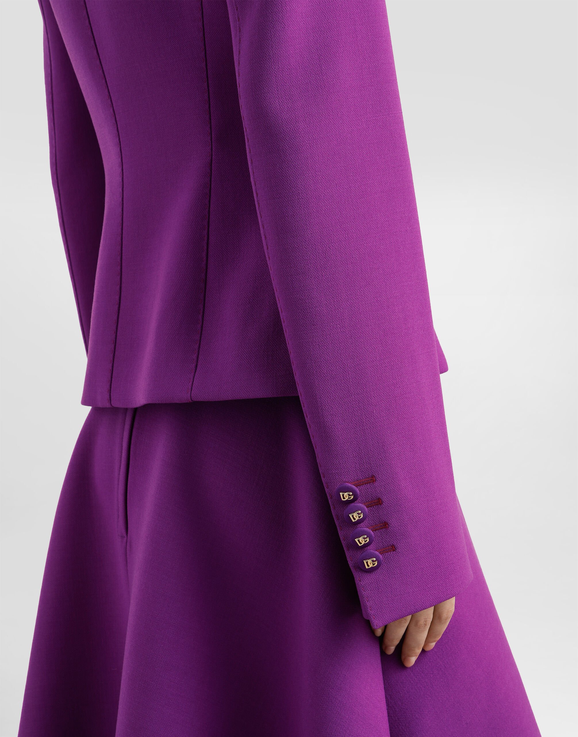 ジャケット Dolce & Gabbana FW25 'Dolce' blazer (F27DSTGDC9H F0571) Dolce double crêpe jacket in Purple for Women