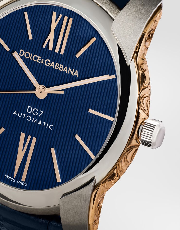 Dolce & Gabbana DG7 Gattopardo watch Blue WWEE1MWWS08