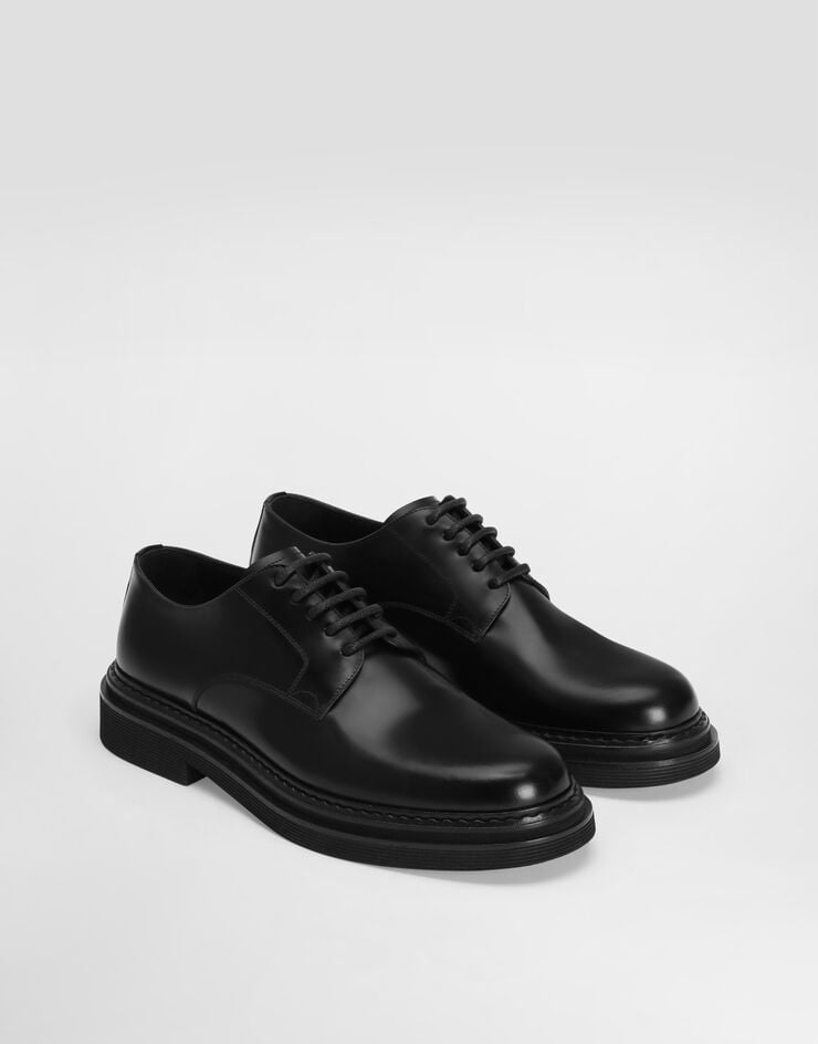 Dolce & Gabbana Brushed calfskin derby Black A10880A1203