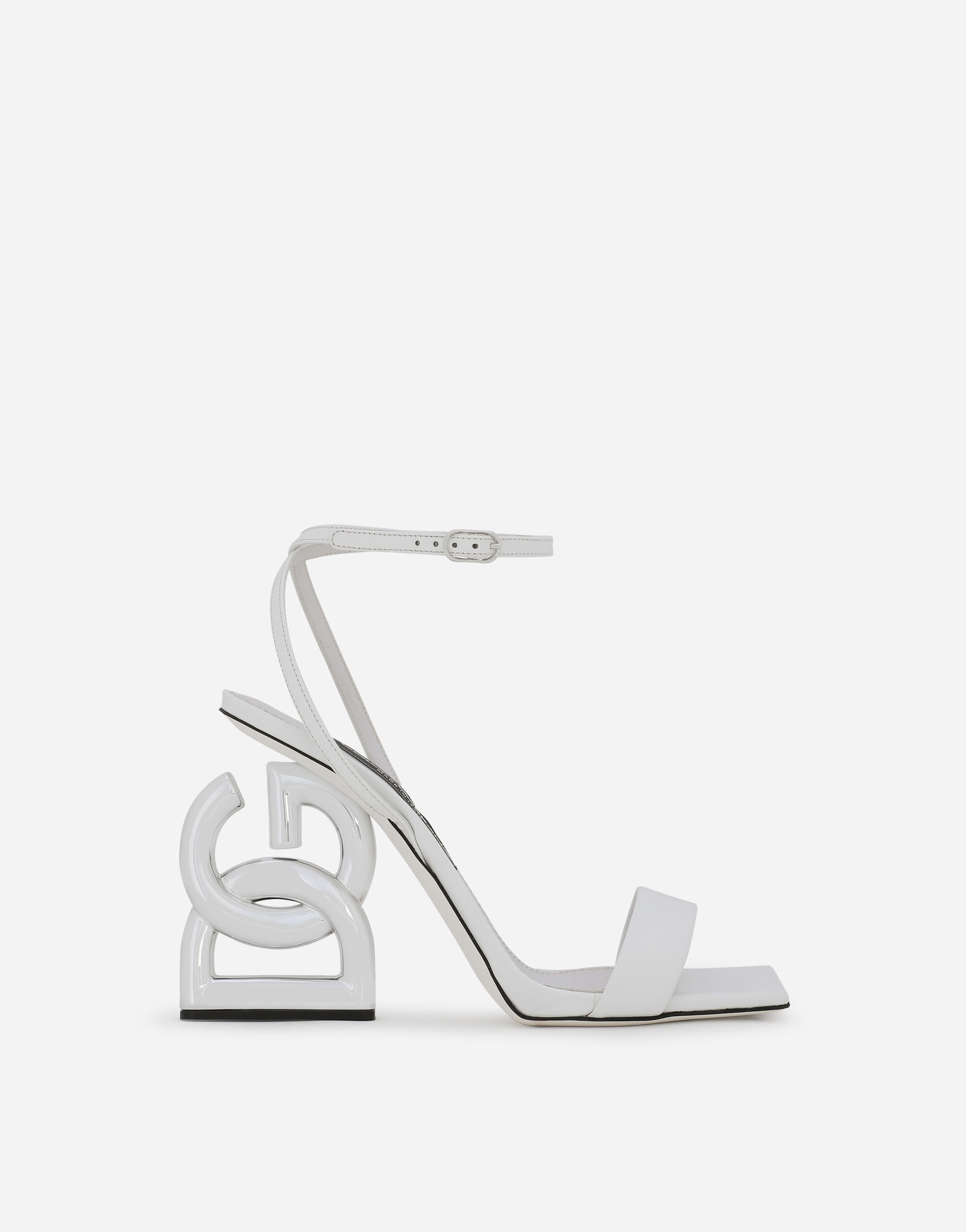 White patent leather best sale sandals