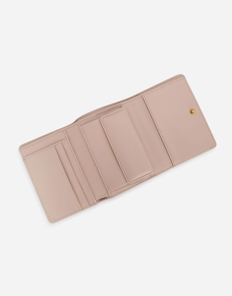 Dolce & Gabbana Devotion French flap wallet бледно-розовый BI1269AV967