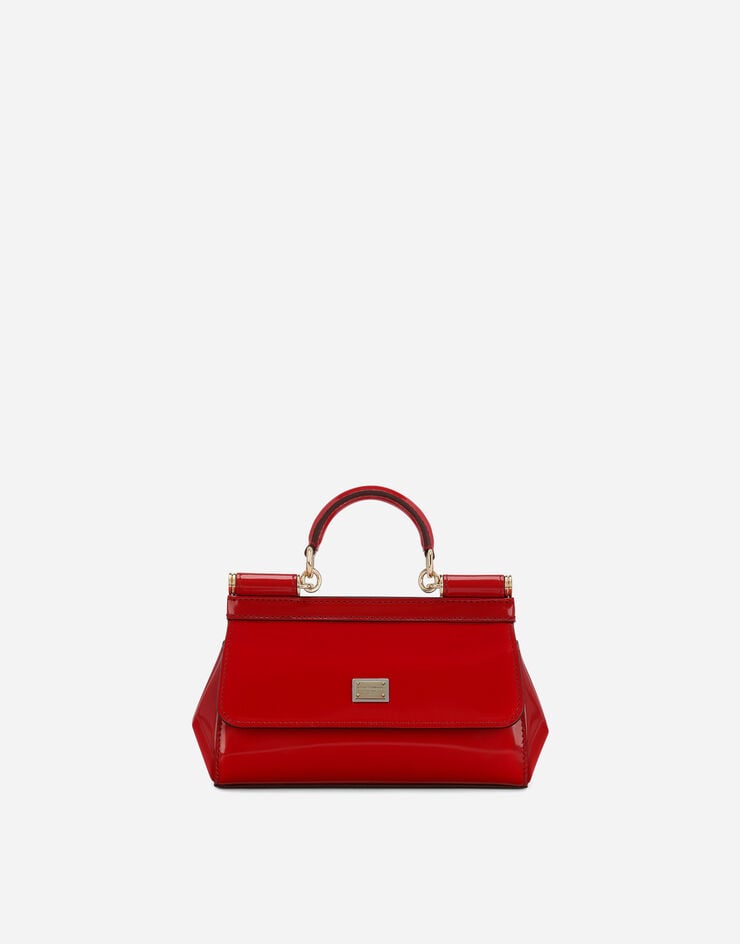 Dolce & Gabbana Маленькая сумка Sicily с короткой ручкой красный BB7116A1037