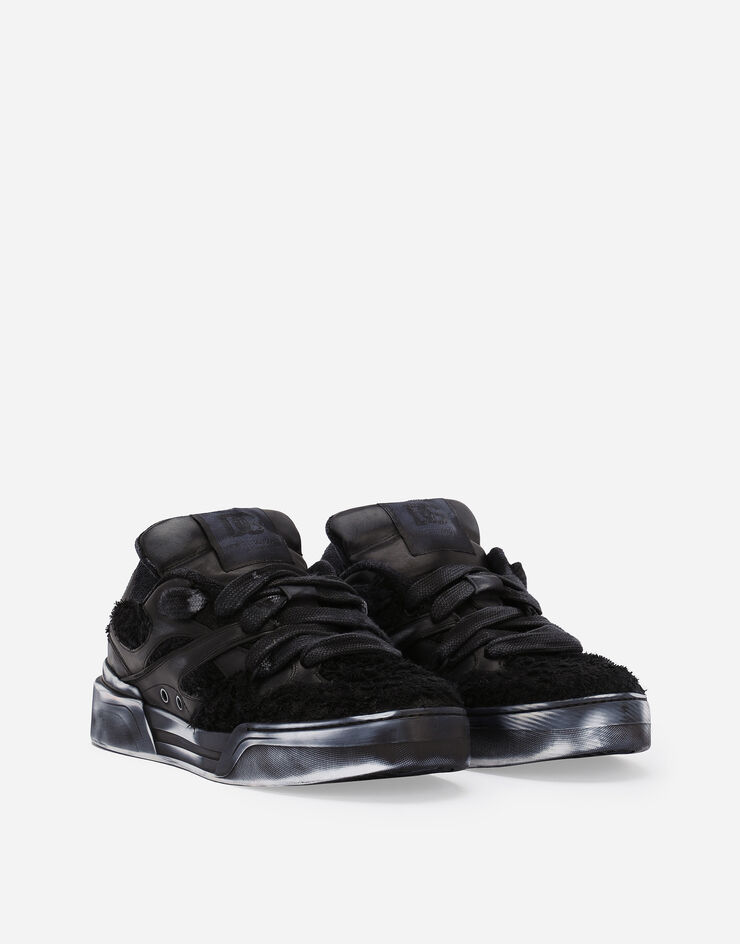 Dolce&Gabbana Terrycloth New Roma sneakers Black CS2211AO342