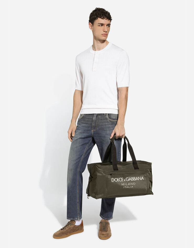 Dolce & Gabbana 尼龙旅行袋 绿 BM2335AG182
