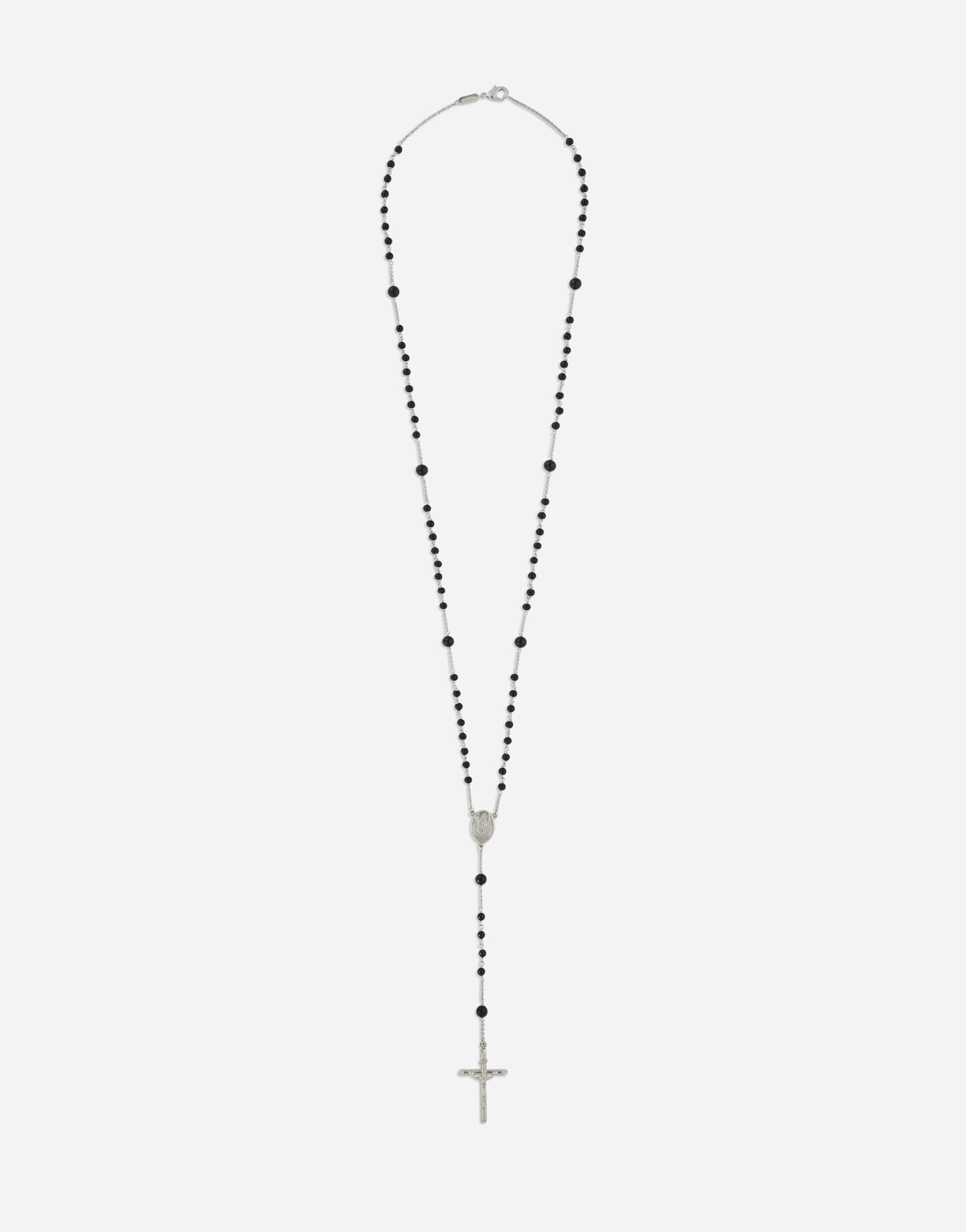 Dolce & Gabbana KIM DOLCE&GABBANA Collana rosario lunga Nero BB6002AI413