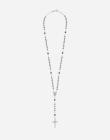 Dolce & Gabbana KIM DOLCE&GABBANA Long rosary necklace Silver WNP4C3W1111