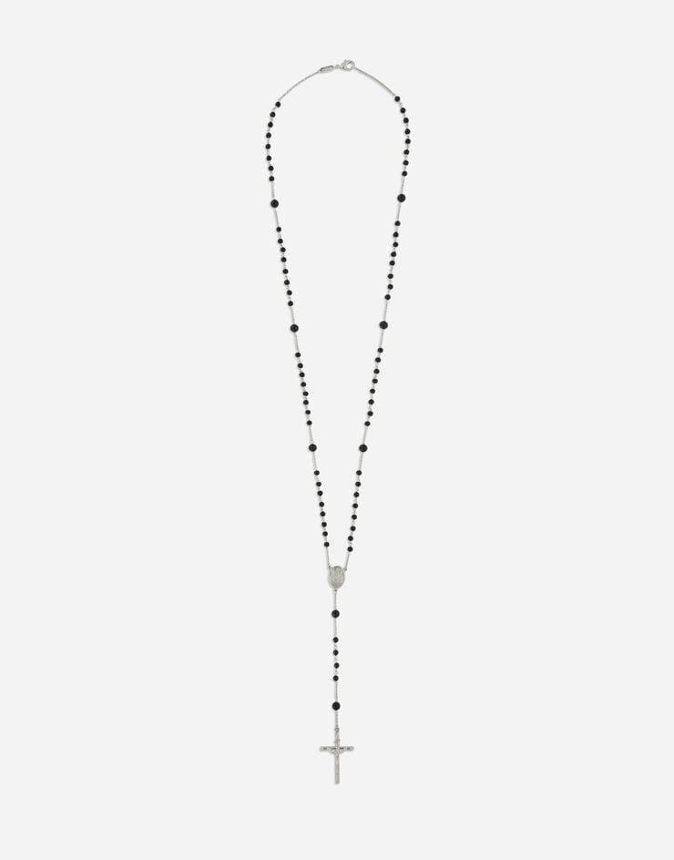 Dolce & Gabbana KIM DOLCE&GABBANA Long rosary necklace Silver WNP4C3W1111