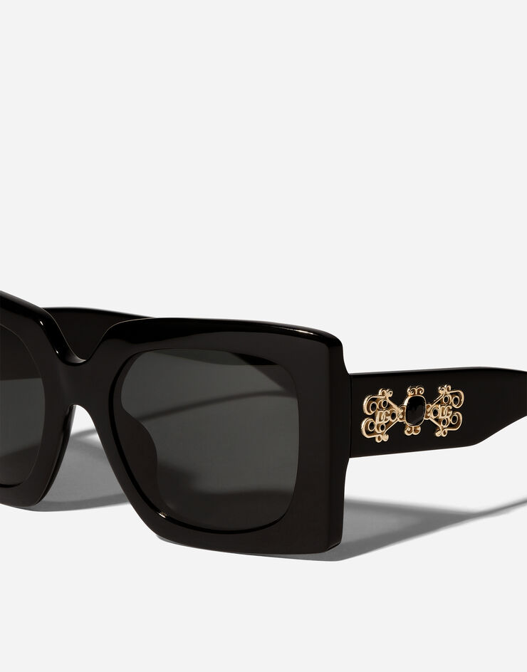Dolce & Gabbana DG Filigrana Sunglasses Black VG4525VP187