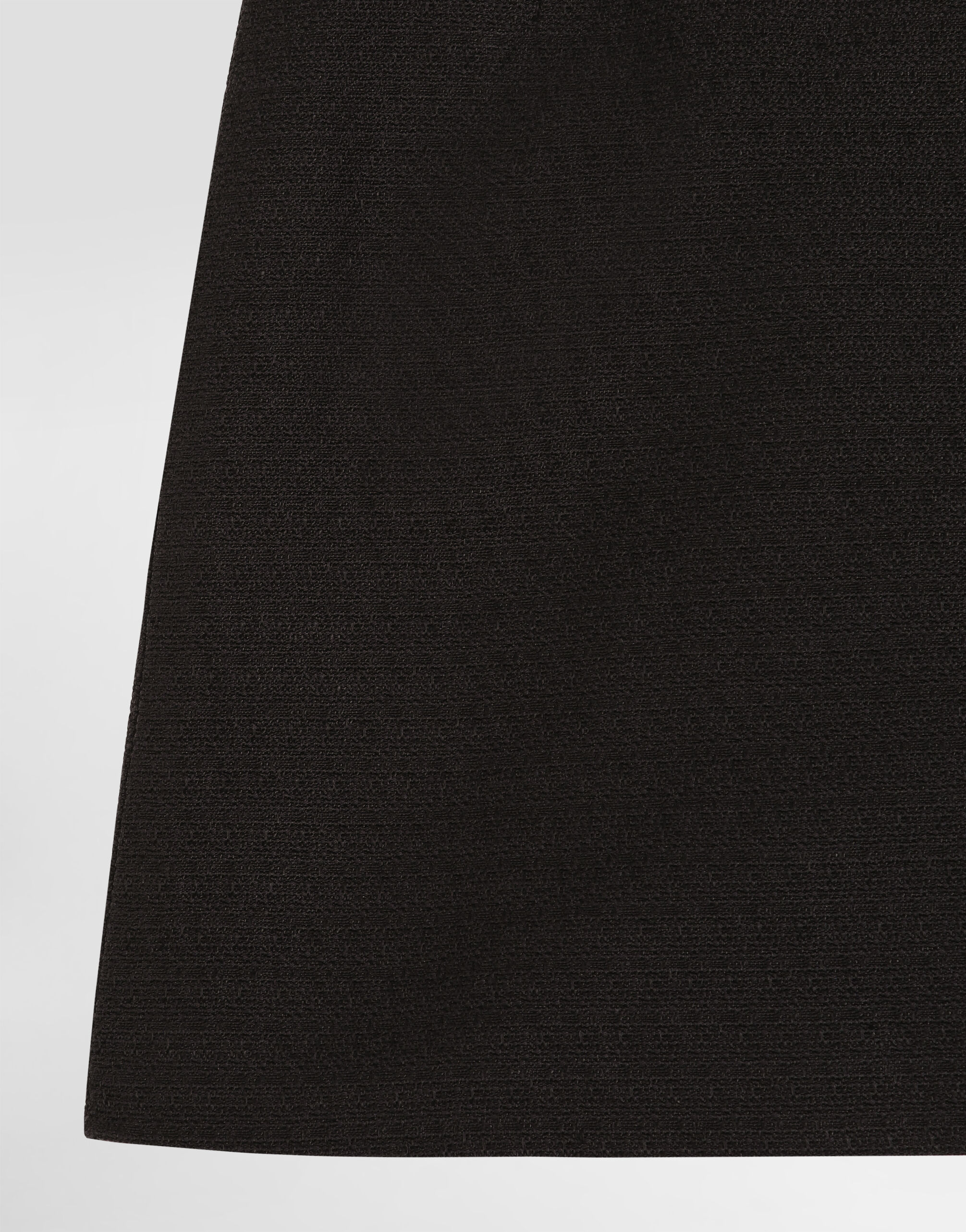 Blackのウィメンズ ファブリック ミニスカート | Dolce&Gabbana®