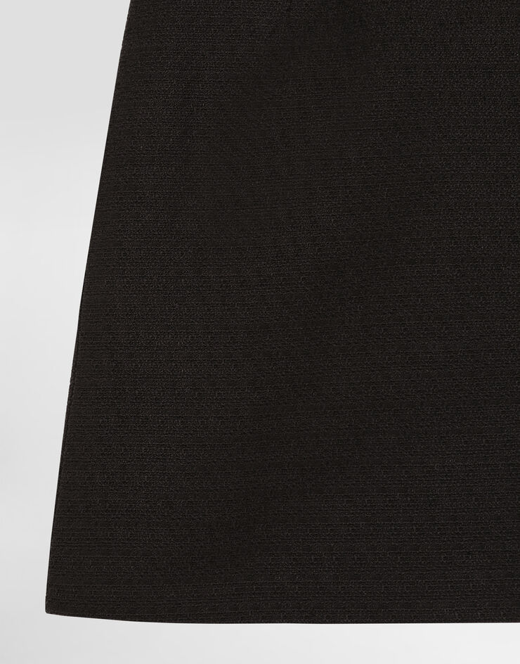 Dolce & Gabbana miniskirt in fabric nero F4DD9TFU9AU