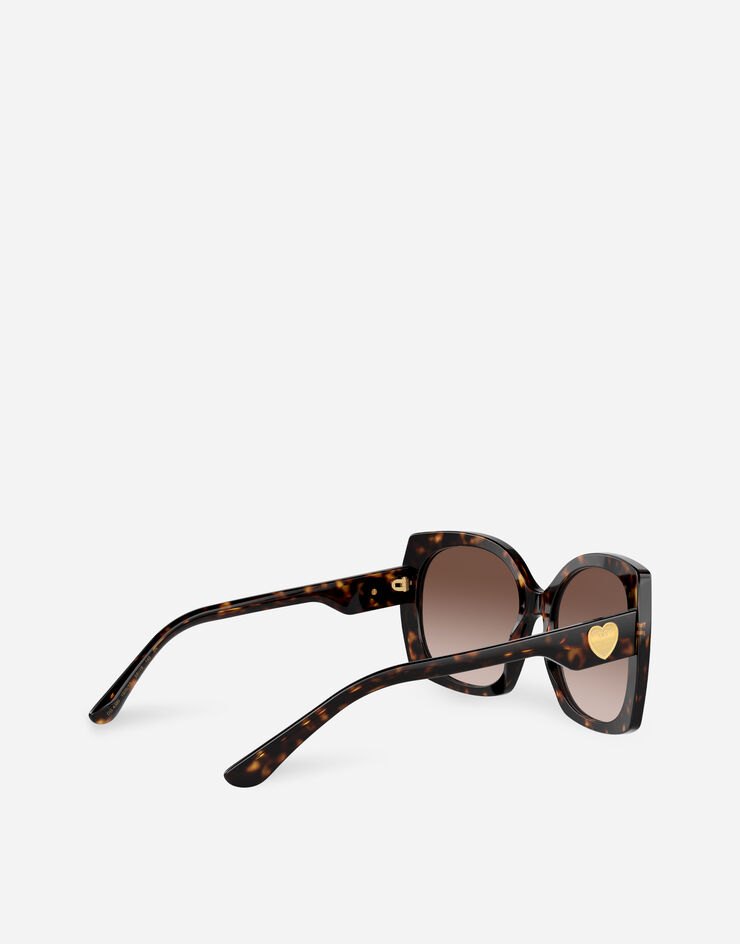 Dolce & Gabbana نظارة شمسية DG Devotion بني VG4385VP513