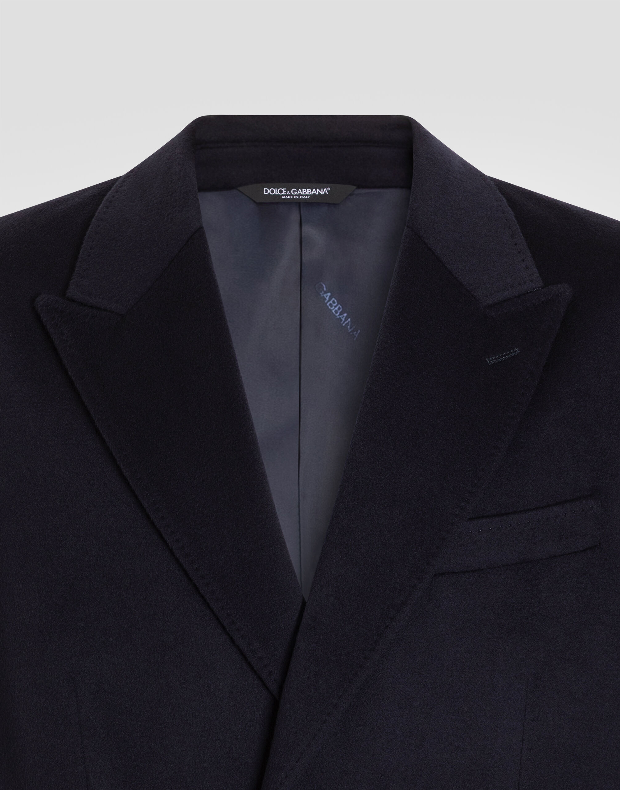 Single-breasted wool coat - thumbnail 7