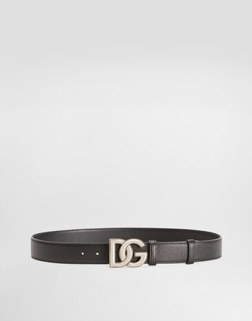 Dolce & Gabbana Alpine calfskin belt Black BC4941AG651