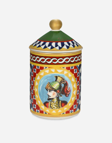 Dolce & Gabbana Porcelain Scented Candle – Wild Jasmine Multicolor TCC159TCAG3