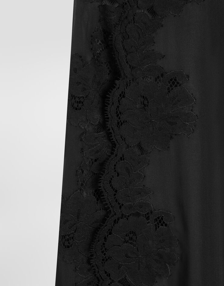 Dolce & Gabbana Silk tulle dress Dolce & Gabbana Silk tulle dress Black F619YTFUAA1