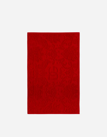 Dolce & Gabbana Terry Cotton Bath Mat Multicolor TCF006TCAGB