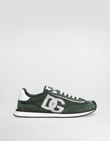 Dolce & Gabbana Mixed-material DG CUSHION sneakers Green CS2288A3D24