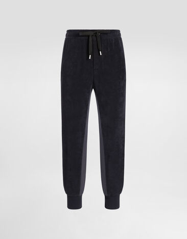 Dolce & Gabbana Cotton terry trousers Dolce & Gabbana Cotton terry trousers Blue GP1Q8ZHU7XG