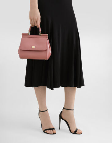 Dolce & Gabbana Small Sicily handbag in patent leather Pink BB6003B1471