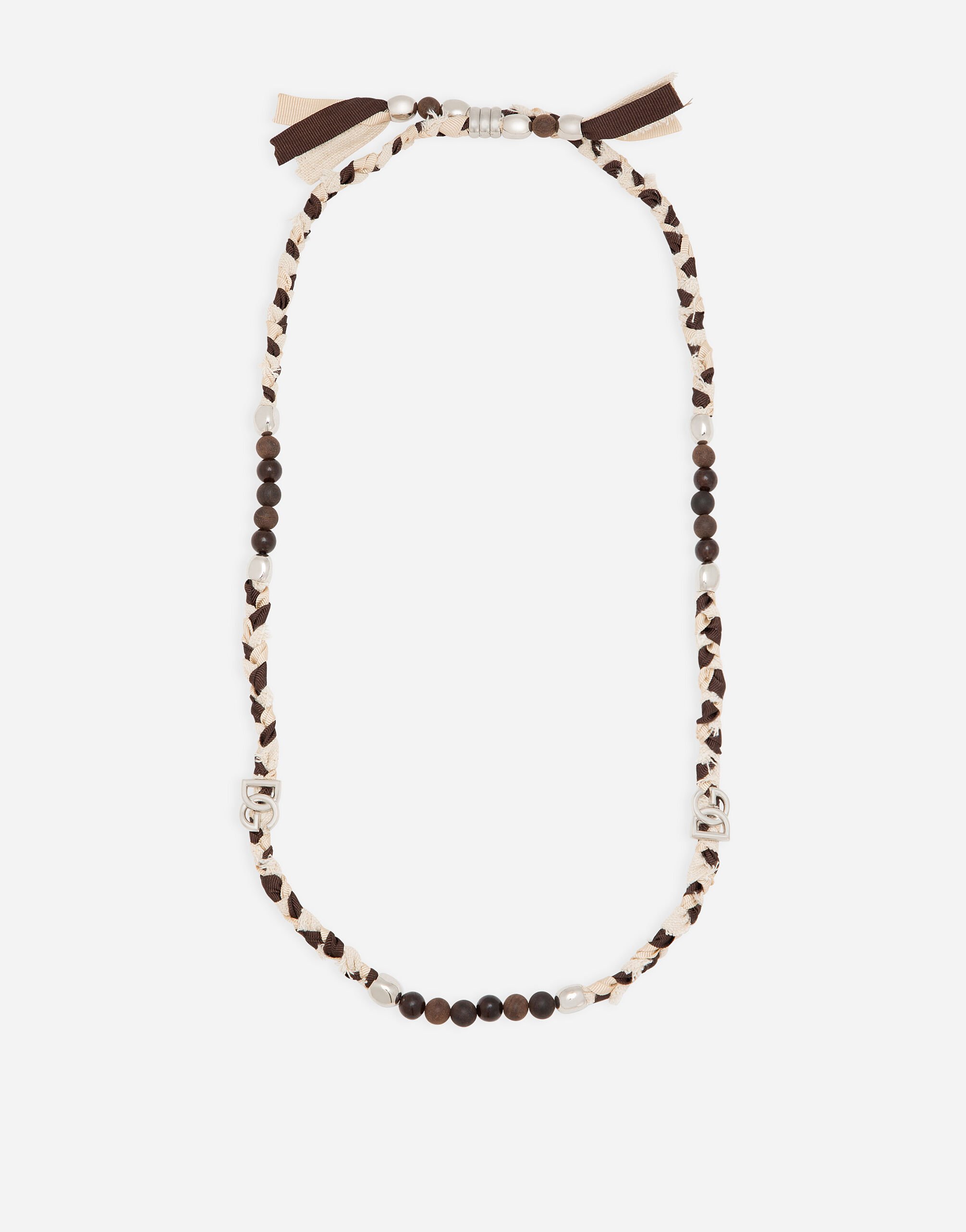 Dolce & Gabbana Braided necklace Print GQ260EG1S78