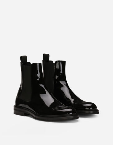 Dolce & Gabbana Calfskin ankle boots Black A60602A1471