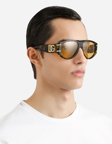 Dolce & Gabbana DG Griffe Sunglasses Yellow havana VG4499VP085