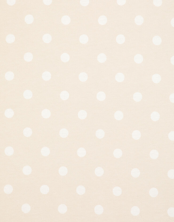 Dolce & Gabbana NewbornJerseybaby nest with polka dots and Dolce&Gabbana print Multicolor LNJAH6G7PJF