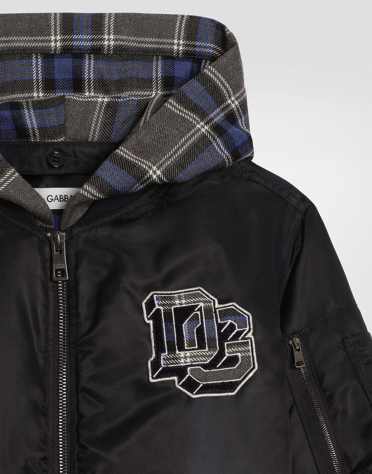 Dolce & Gabbana Twill bomber jacket with logo Dolce & Gabbana Twill bomber jacket with logo L4JB8IFUS44