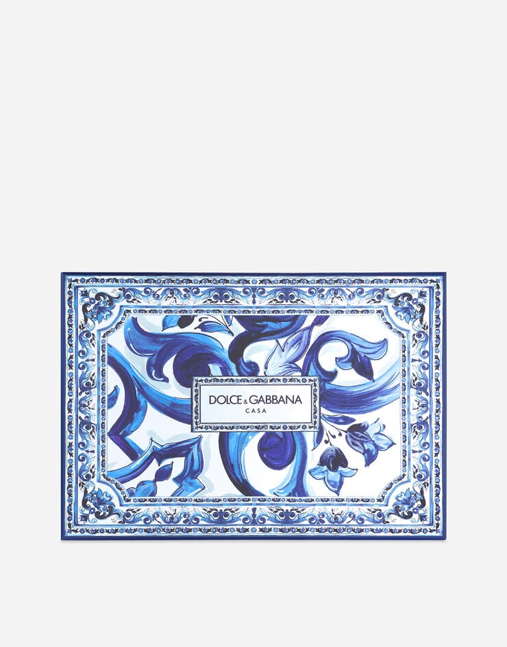 Dolce & Gabbana Gift Box With 2 Porcelain Espresso Cups With Saucers Multicolor TC0S19TCA88