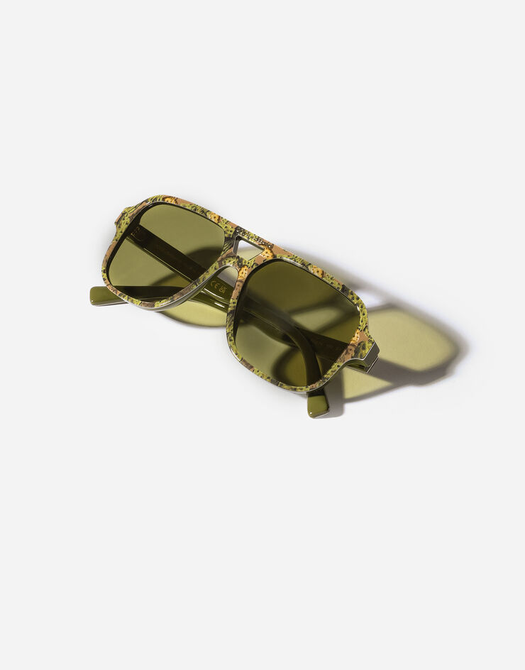 Dolce & Gabbana DG Mini Me Sunglasses Print green figs VG400NVP882