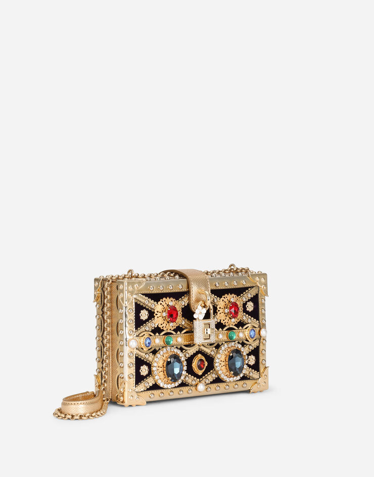 Dolce & Gabbana Dolce Box with bejeweled embellishment Multicolor BB6237AZ103