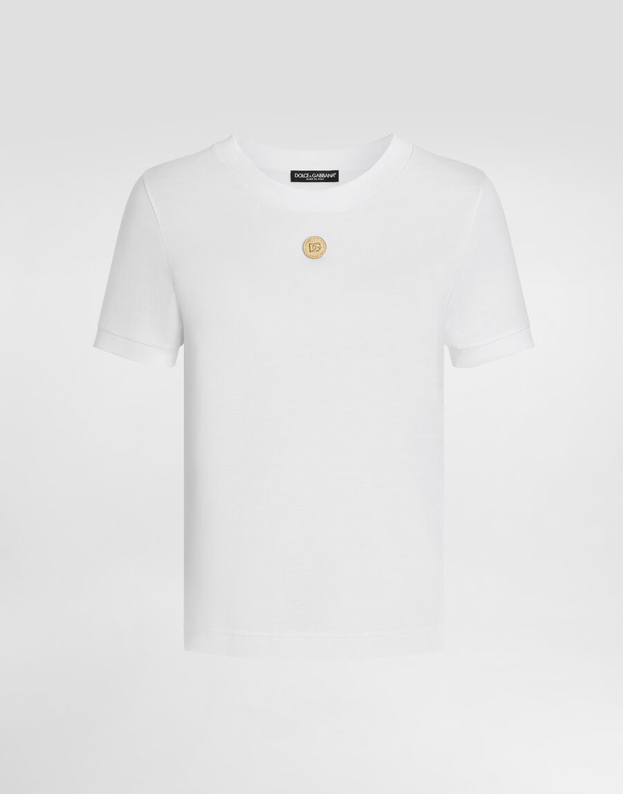 Cotton t-shirt with medal