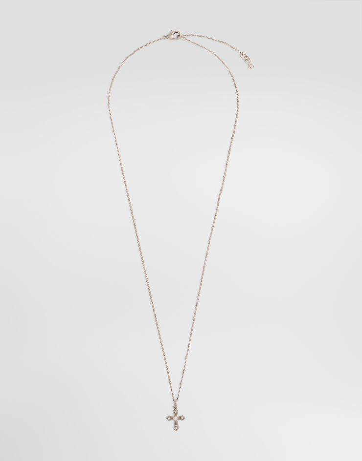 Dolce & Gabbana 십자가 네크리스 실버 WNN7S2W1111