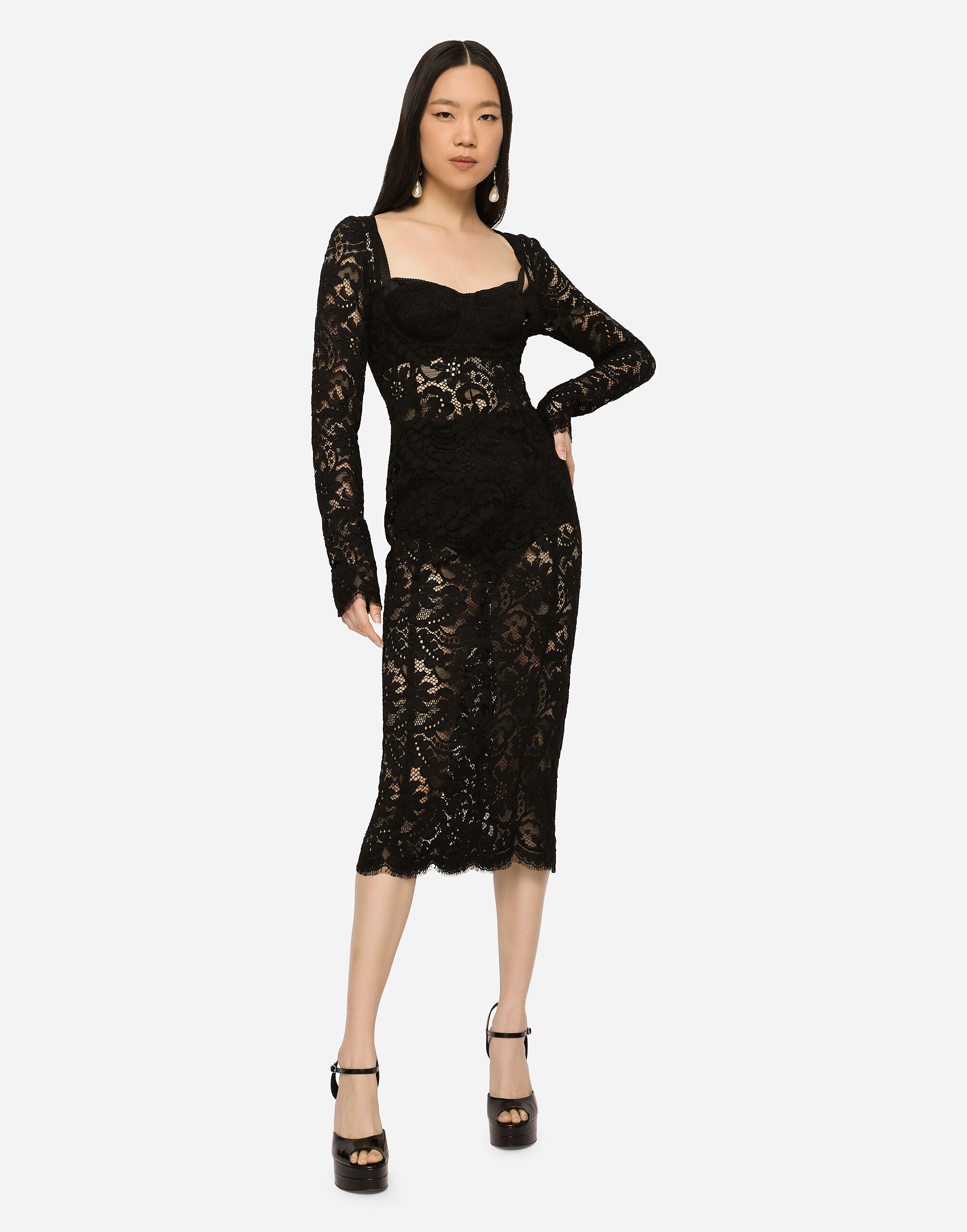 Dolce gabbana shop lace dress
