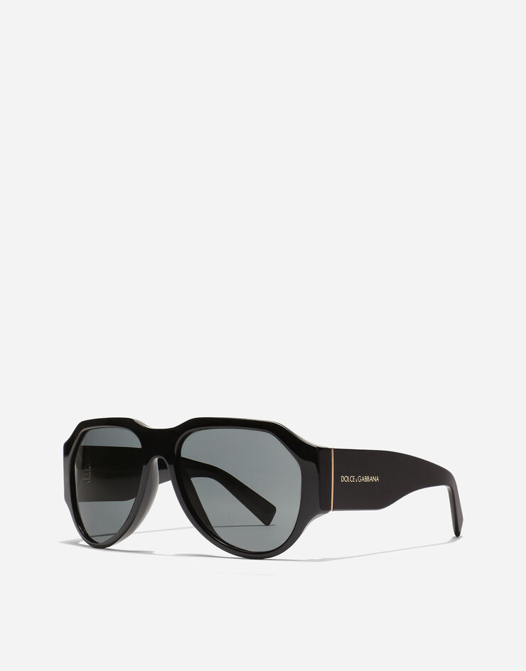 Dolce & Gabbana Sonnenbrille Lusso Sartoriale Schwarz VG4504VP187