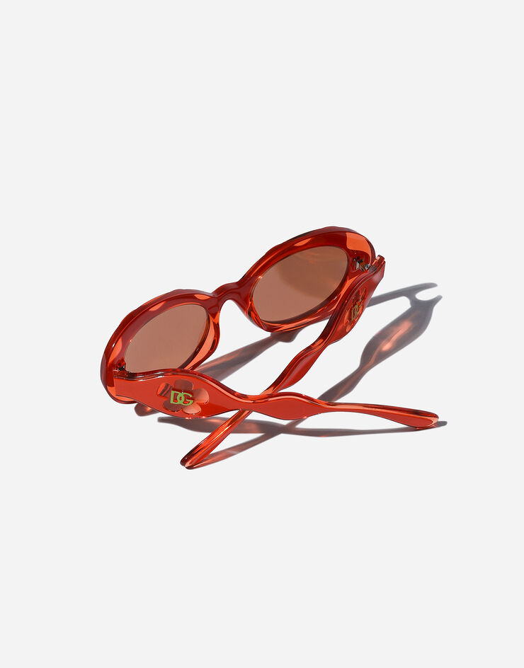 Dolce & Gabbana Flower Power sunglasses オレンジ VG600KVN87T