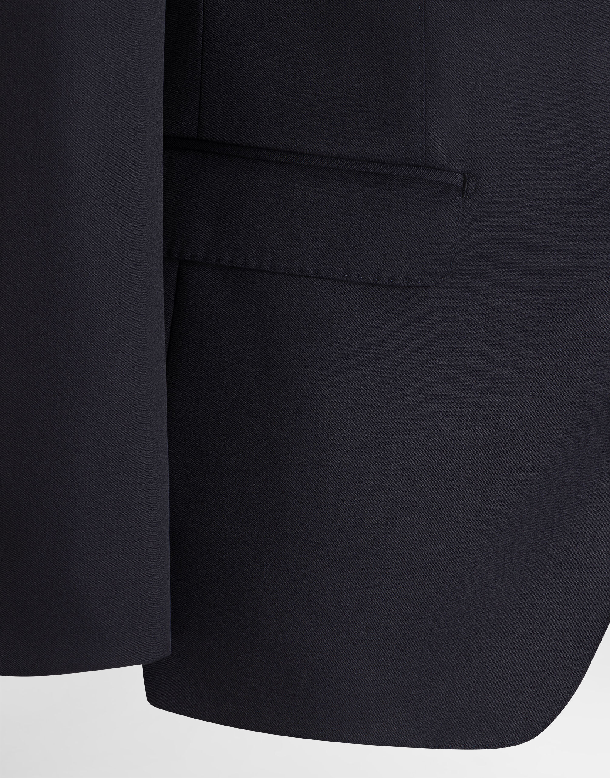 Taormina single-breasted jacket in technical wool - thumbnail 3