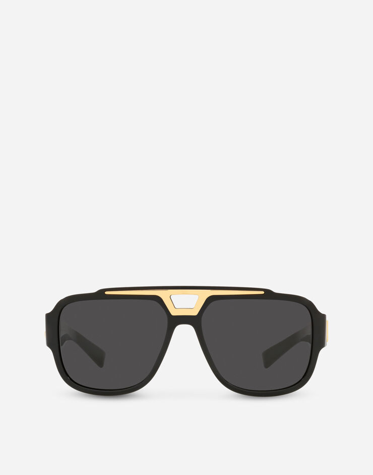 Dolce & Gabbana DG crossed sunglasses Negro VG438BVP187