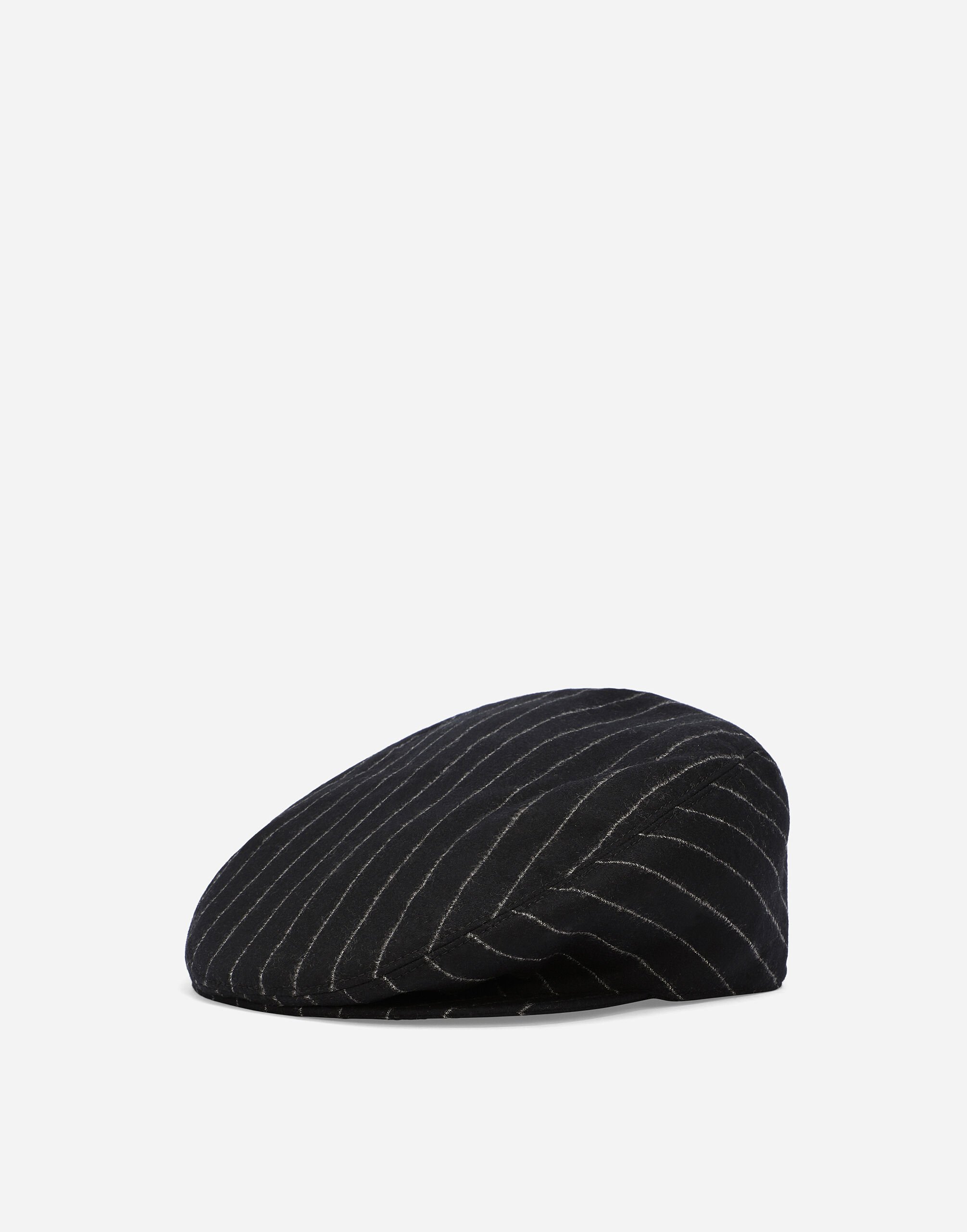 Pinstripe wool flat cap in Multicolor for for Men Dolce Gabbana